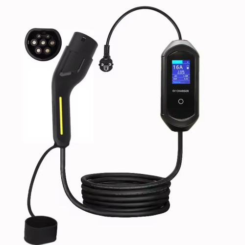 ელექტრო მანქანის პორტატული დამტენი (სახლის როზეტზე)